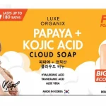 Luxe Organix Papaya + Kojic Acid Cloud Soap