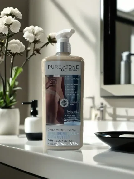 Pure&Tone Skin Therapy Hyaluronic Acid+Shea Butter Daily Moisturizing 5-In-1 Body Lotion