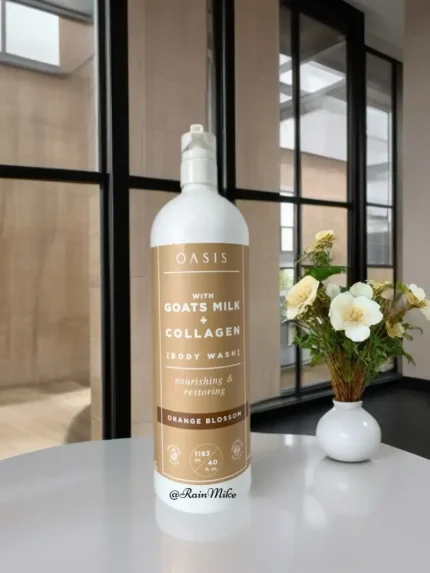 Oasis Goats Milk Collagen Nourishing Body Wash Jumbo 40Oz - Orange Blossom