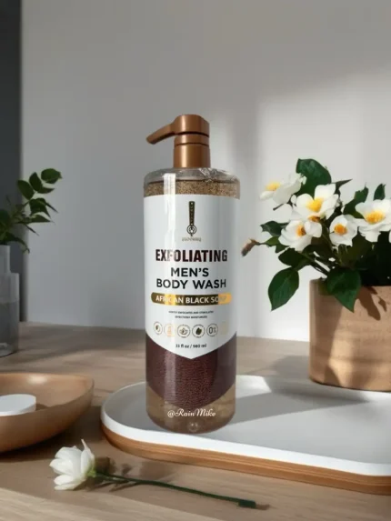 Grooming Exfoliating Men's Body Wash African